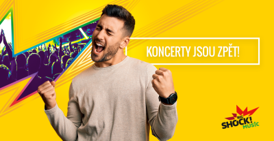 Koncerty jsou zpět a Big Shock! Music je u toho!