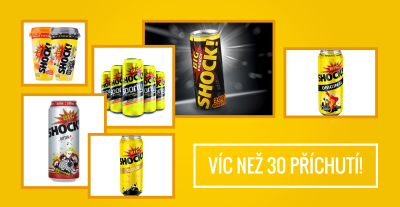 Vzpomínej na víc než 30 příchutí Big Shock!