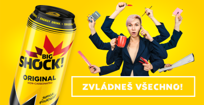 Potřebuješ energii? DEJ SI BIG SHOCK!