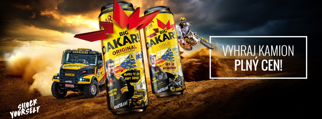 Vyhraj kamion plný cen! Limitky Big Dakar 2020 přijíždí na pulty obchodů.