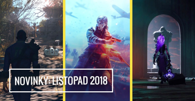 Nové hry v listopadu: Battlefield a 2. světová, on-line Fallout a nové Darksiders.