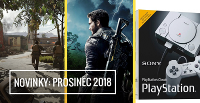 Nové hry v prosinci: Just Cause, Insurgency a návrat první generace PlayStation!