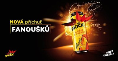 Nová příchuť na přání a upgrade v jednom! Big Shock! Mango & Orange je tady.