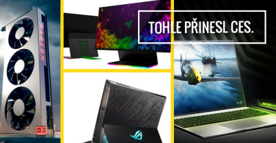 Letošní CES přinesl GeForce RTX grafiky, ukázku 10nm čipu a další.