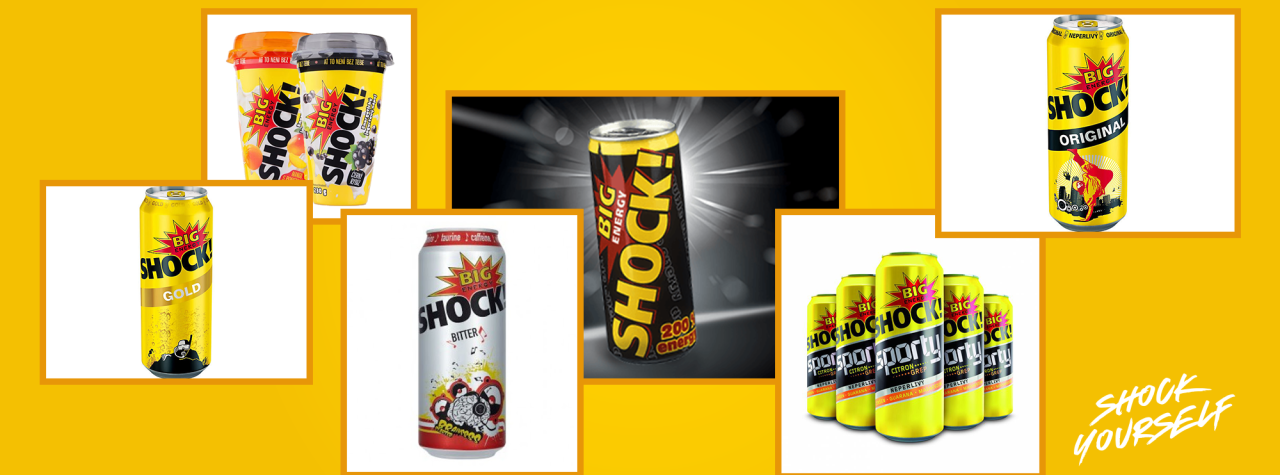 Vzpomínej na víc než 30 příchutí Big Shock!